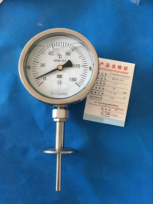 卫生型耐震双金属温度计